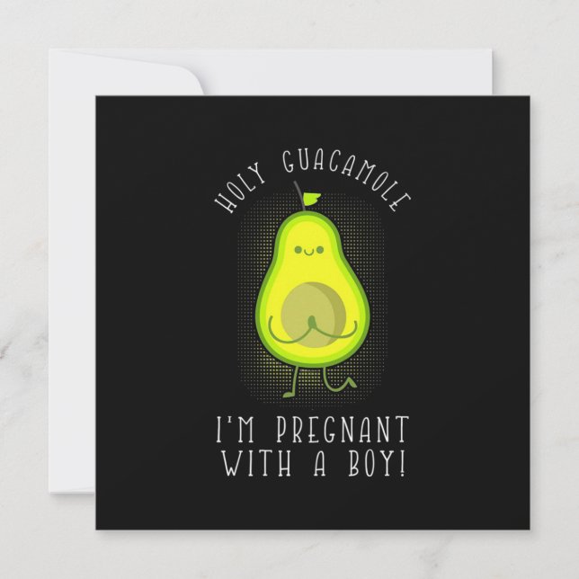 Invitation Avocat Je Suis Enceinte D'un Garçon (Devant)