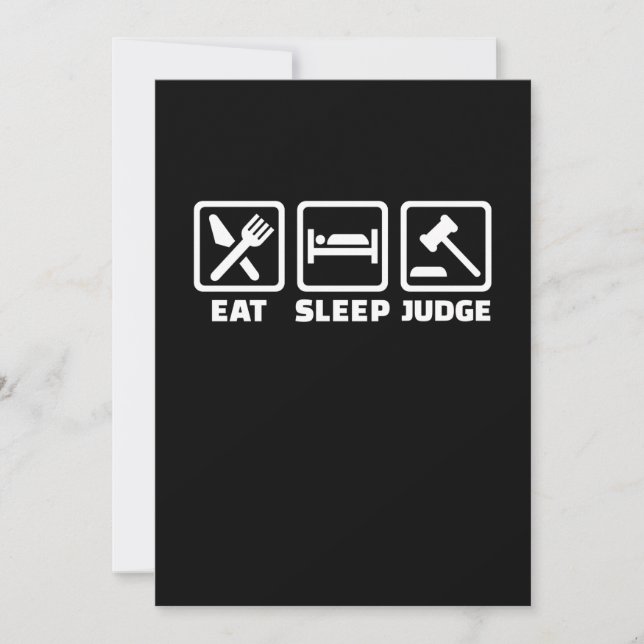 Invitation Avocat Manger Dormir Juge (Devant)