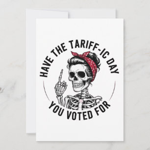 Invitation Ayez la journée tarifaire que vous avez votée cont
