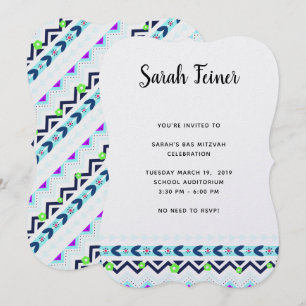 Invitation Aztec fille