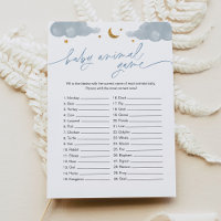 Baby Animal Game Twinkle Little Star Baby shower