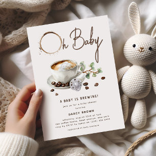Invitation Baby Botanique en cours de préparation ! Fête prén