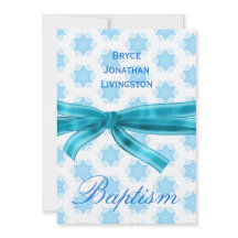 Baby Boy Christening Blue Stars B561