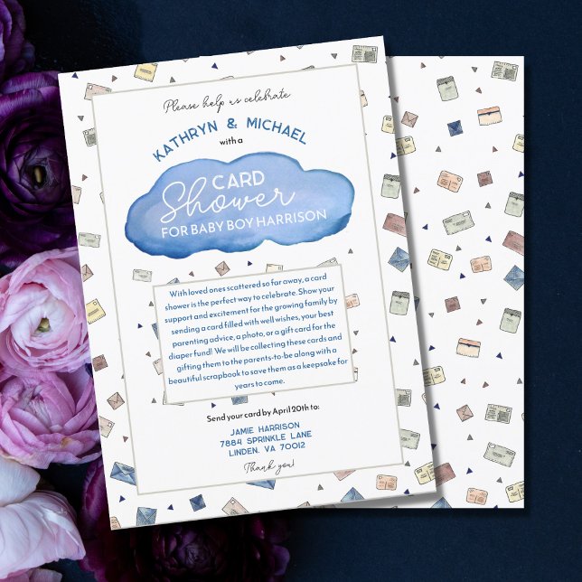 Invitation Baby Boy Sprinkle Card Douche (Créateur téléchargé)