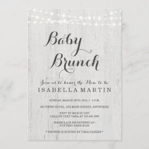 Invitation Baby Brunch