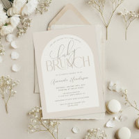 Baby Brunch Bébé Crème Neutre Baby Shower