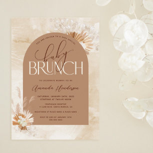 Invitation Baby Brunch neutre pour Baby Shower