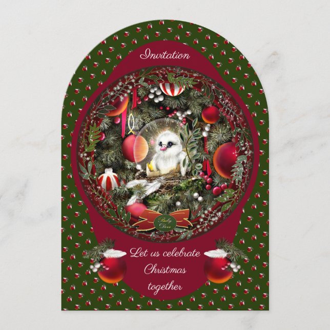 Invitation Baby Dove (Devant)