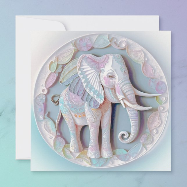 Invitation Baby Elephant Shower (Créateur téléchargé)