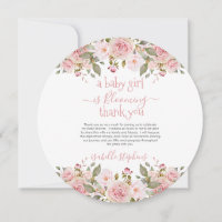 Baby Girl est florissante de Baby shower Floral Me