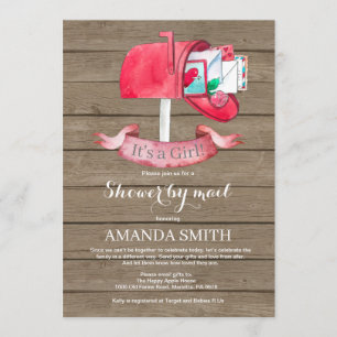 Invitation Baby Girl Longue distance Douche par Mail Invitati