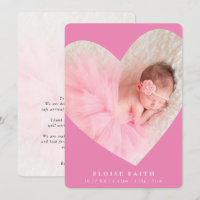 BABY GIRL photo moderne mignon cadre coeur rose