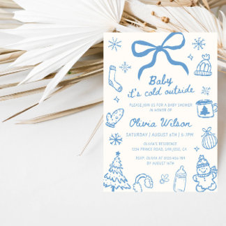 Invitation Baby It’s Cold Outside Winter Baby Shower Party