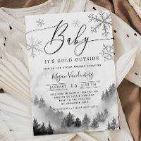 Baby It's Cold Outside Gender Neutral Baby shower