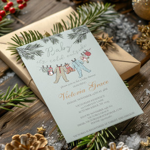 Invitation Baby It's Cold Outside Gender Neutral Baby shower