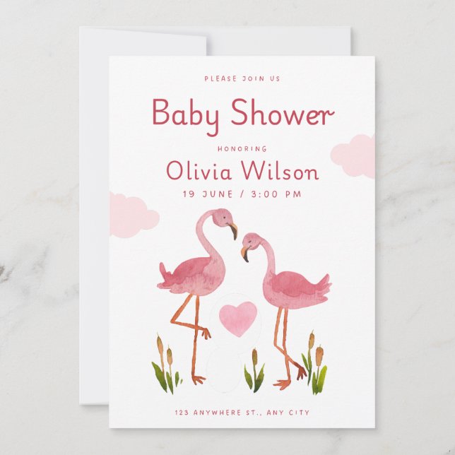 Invitation Baby Love Celebration Vibes (Dos)