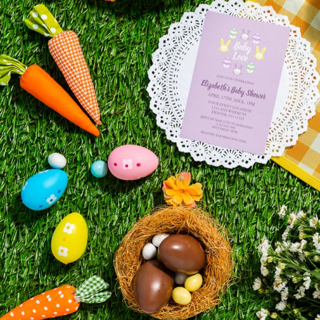 Invitation Baby Love Pâques Baby Shower (Créateur téléchargé)
