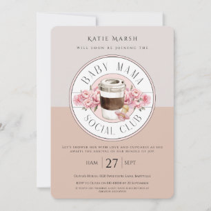 Invitation Baby Mama Social Club - Baby shower