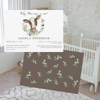 Baby Moo-ving dans le Baby shower Eucalyptus de So