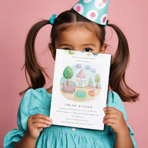 Invitation Baby Nursery Essential Cute Pastel Baby shower