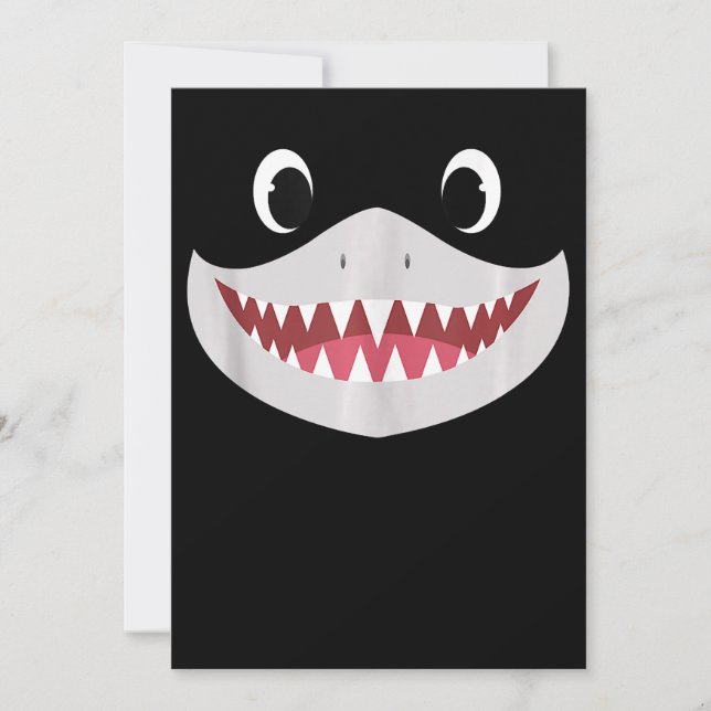 Invitation Baby Shark Halloween (Devant)