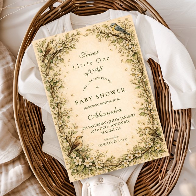 Invitation Baby-Shopping de Livre de Contes de la Forêt (Créateur téléchargé)