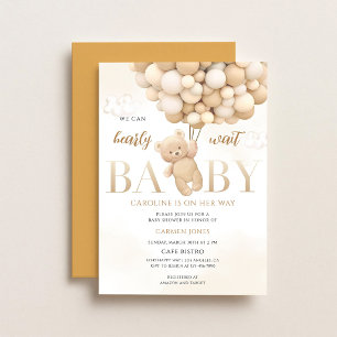 Invitation Baby-Shour avec Nounours