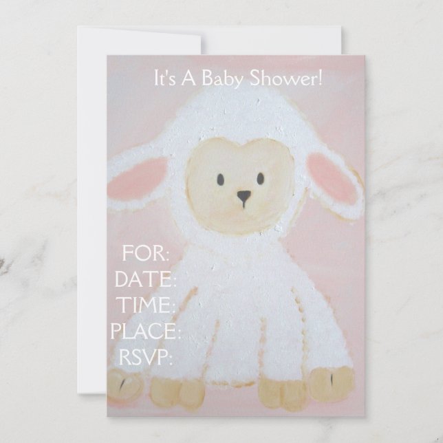 Invitation Baby shower (Devant)