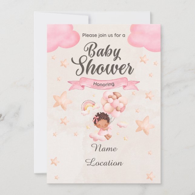 Invitation Baby shower (Devant)
