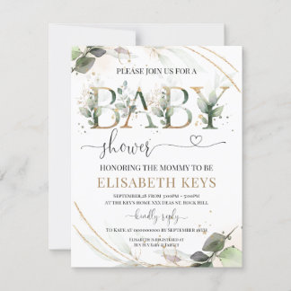 Invitation baby shower