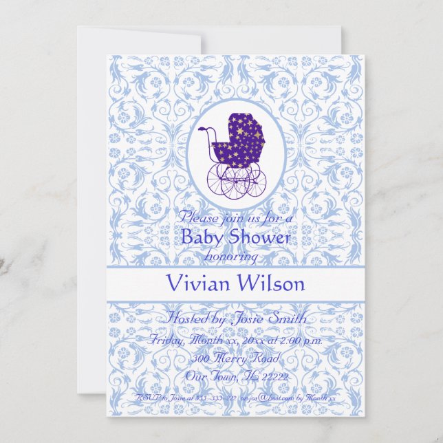 Invitation Baby shower (Devant)