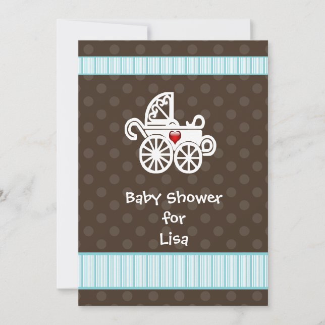 Invitation baby shower (Devant)