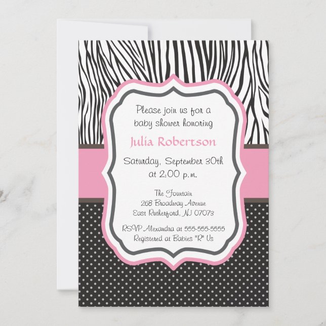 Invitation Baby shower (Devant)