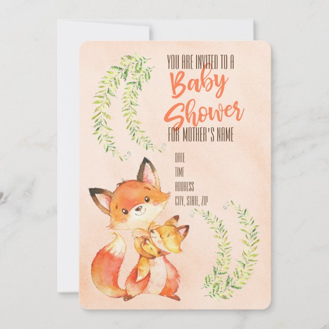 Invitation Baby shower (Devant)