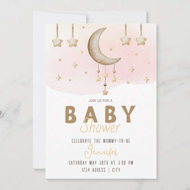 Invitation Baby shower (Devant)