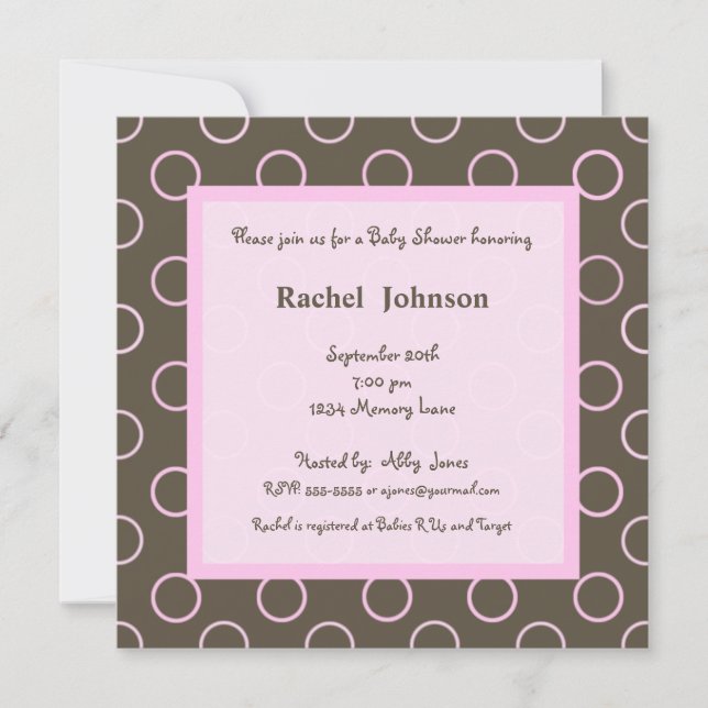 Invitation Baby shower (Devant)