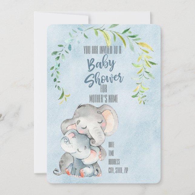 Invitation Baby shower (Devant)