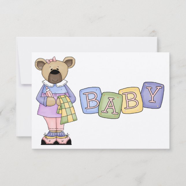 Invitation baby shower (Devant)