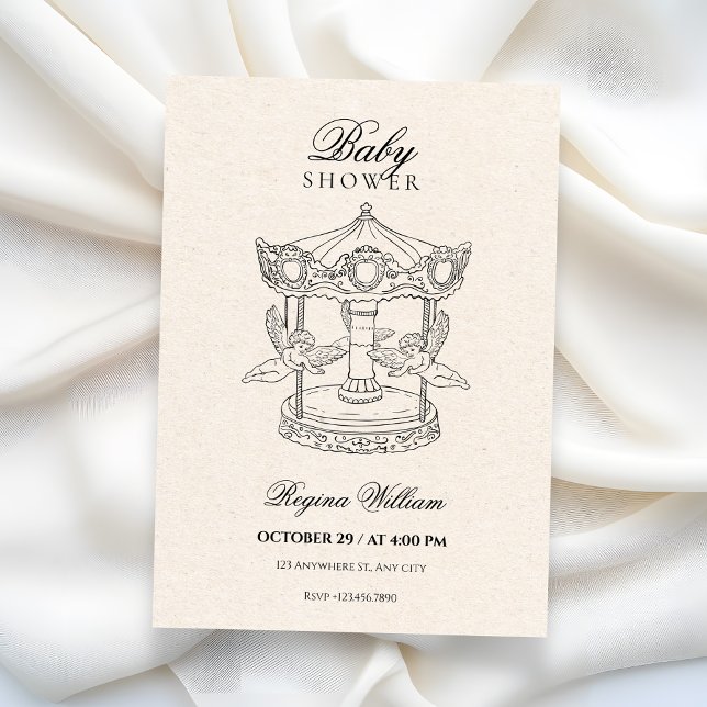 Invitation Baby Shower (Créateur téléchargé)