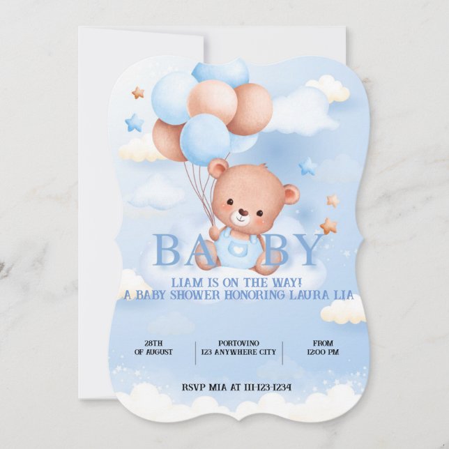 INVITATION BABY SHOWER (Devant)