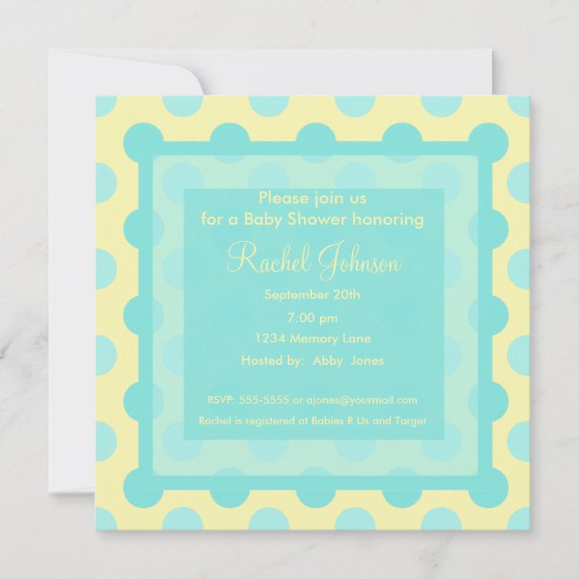 Invitation Baby shower (Devant)