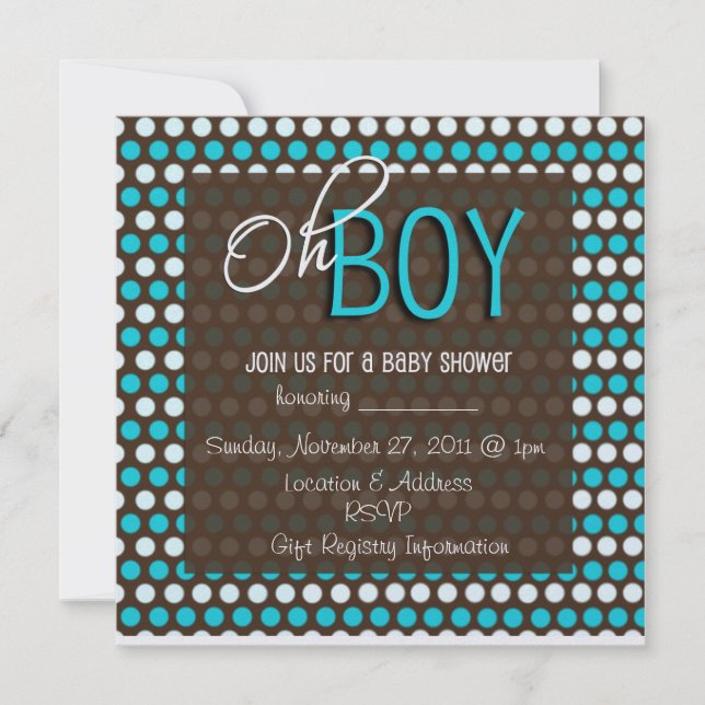Invitation Baby shower (Devant)