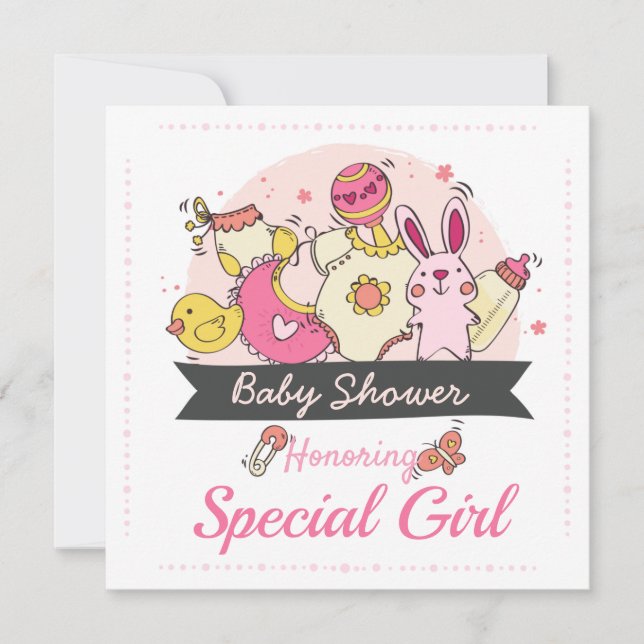 Invitation baby shower (Devant)