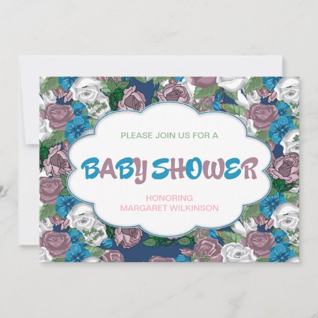 Invitation Baby shower (Devant)