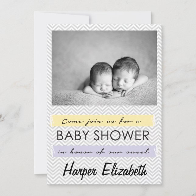 Invitation Baby shower (Devant)