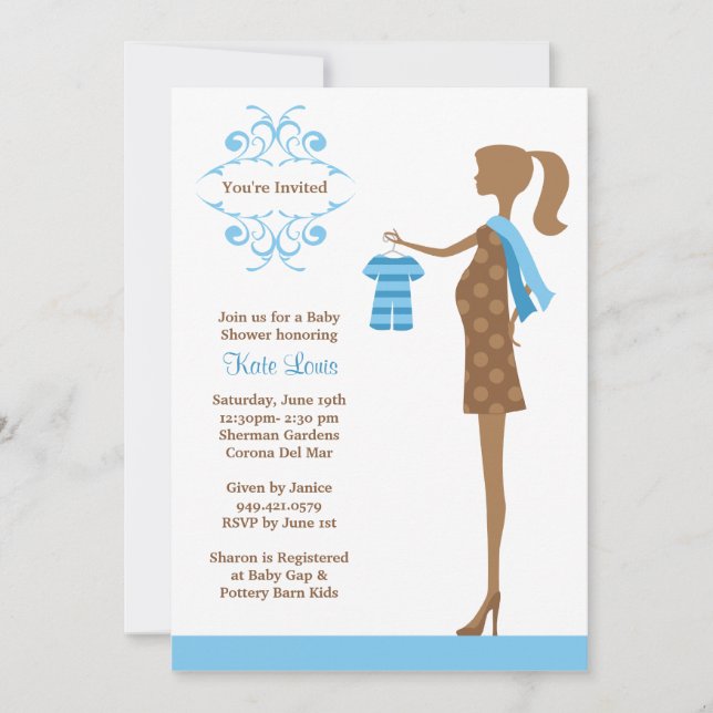 Invitation Baby shower (Devant)