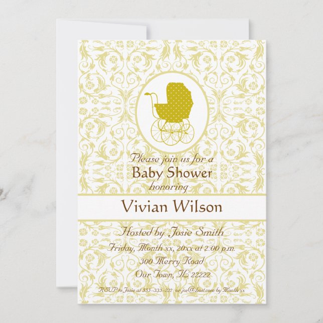 Invitation Baby shower (Devant)