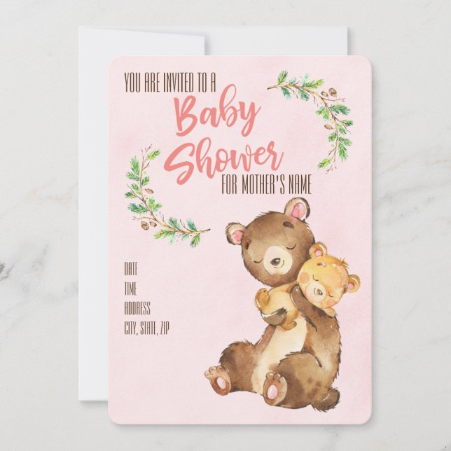 Invitation Baby shower (Devant)