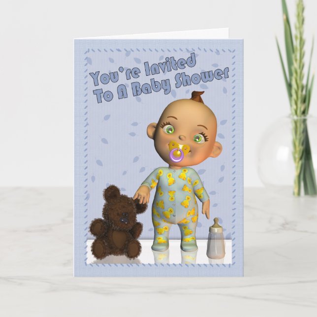 Invitation baby shower (Devant)