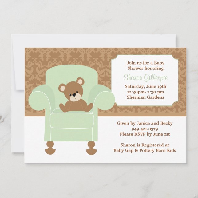 Invitation baby shower (Devant)